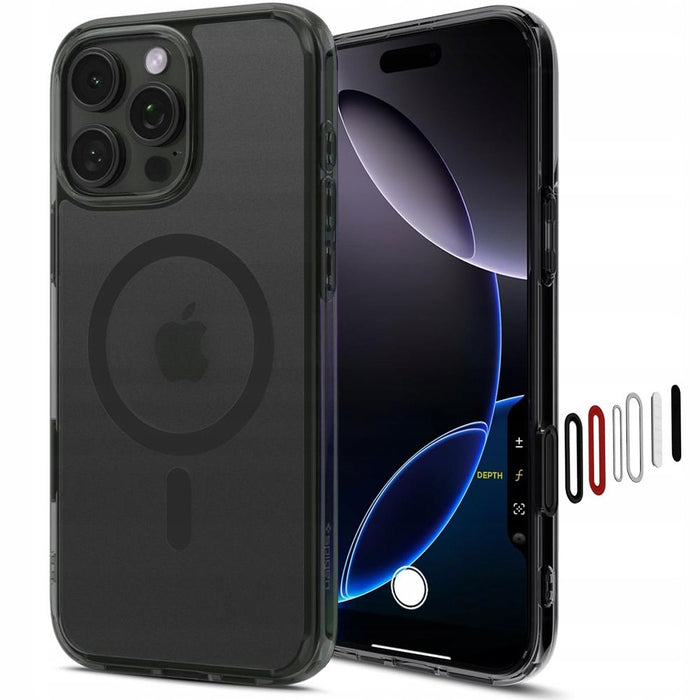 Spigen Ultra Hybrid "T" MagSafe Case for iPhone 16 Pro Max - Black