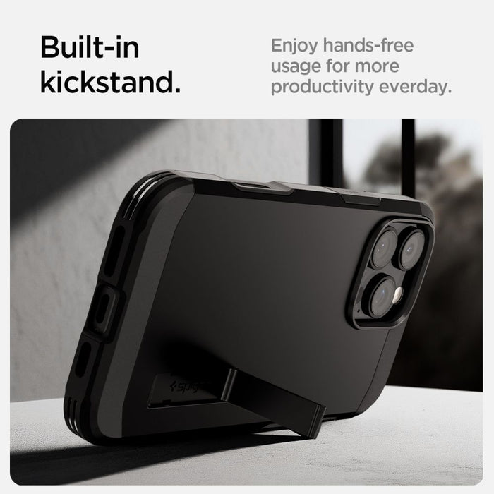Spigen Tough Armor "T" MagSafe case for iPhone 16 Pro - black