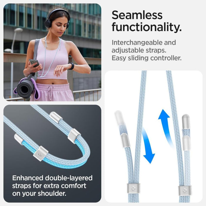 Spigen Universal Set Lanyard and Pendant - Blue