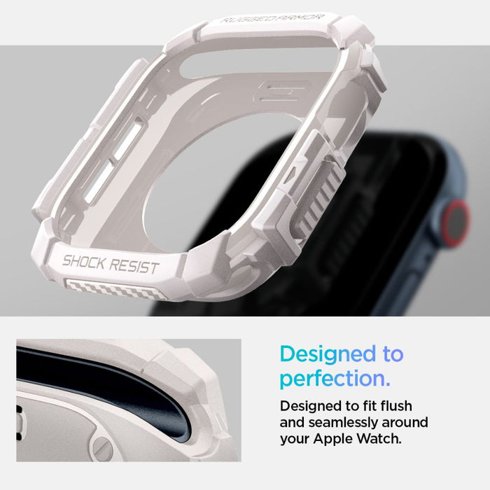 Spigen Rugged Armor Strap for Apple Watch 10 46mm - Beige
