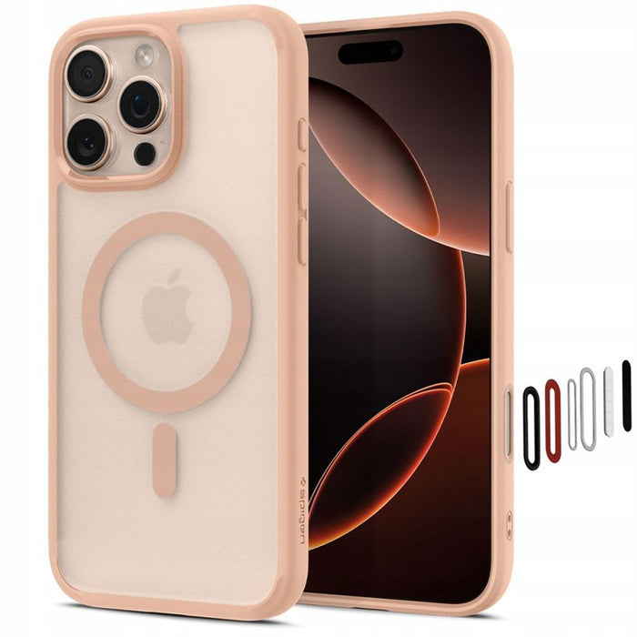 Spigen Ultra Hybrid ”T” Magsafe iPhone 16 Pro Case - Pink
