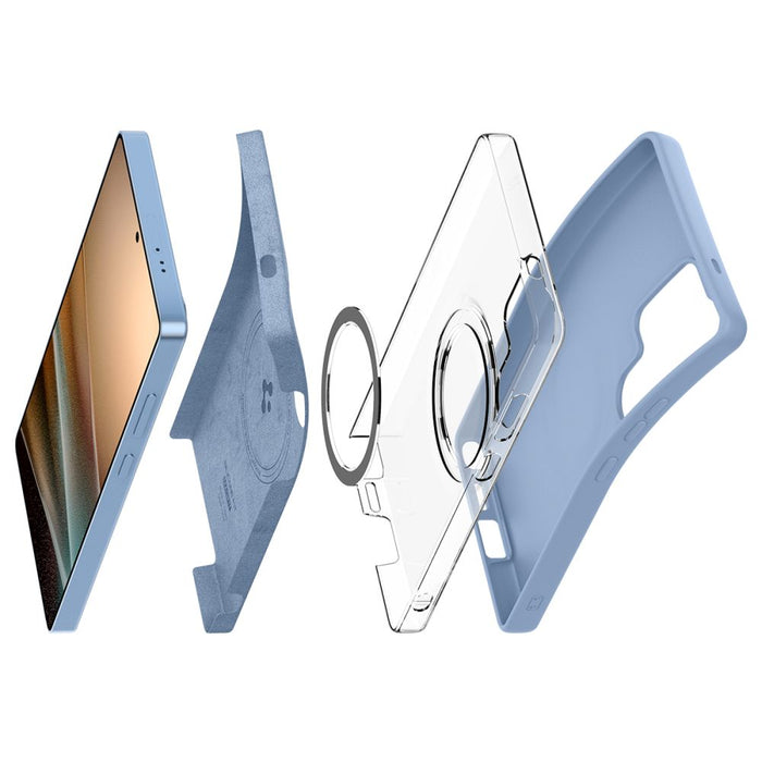Spigen Silicone Fit Mag Case for Samsung Galaxy S25 Ultra - Blue