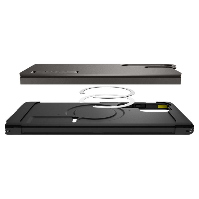 Spigen Tough Armor MagSafe Case for Samsung Galaxy S25 Ultra - Gray