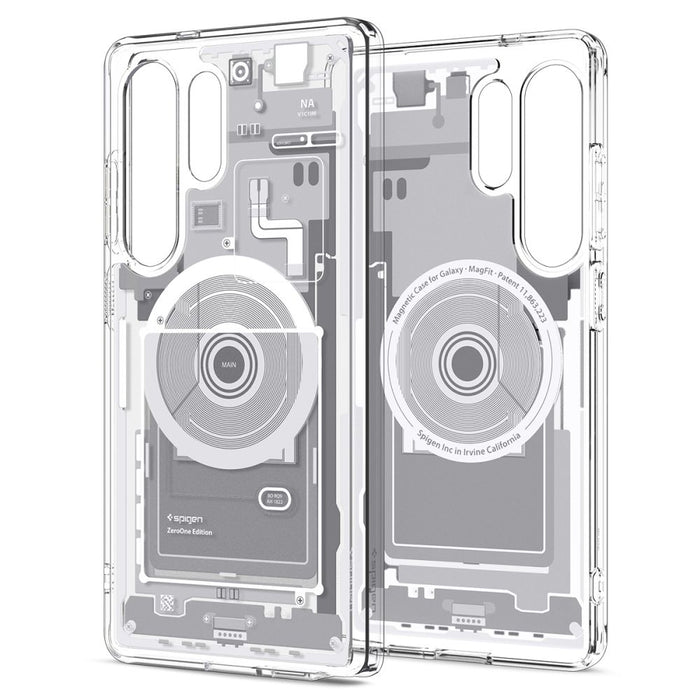 Spigen Ultra Hybrid Mag Case for Samsung Galaxy S25 Ultra Zero One - White