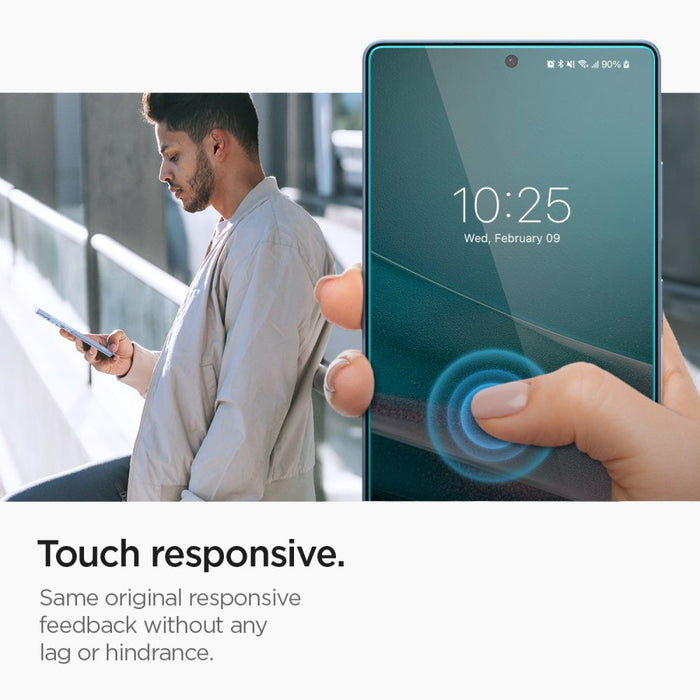 Spigen Glas.tR EZ FIT 2-pack tempered glass for Samsung Galaxy S25 Ultra - transparent