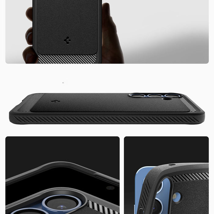 Spigen Rugged Armor Mag MagSafe Case for Samsung Galaxy S25 - Matte Black