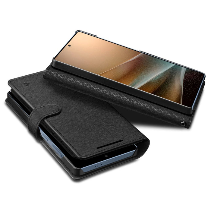 Spigen Wallet "S" Case for Samsung Galaxy S25 Ultra - Black