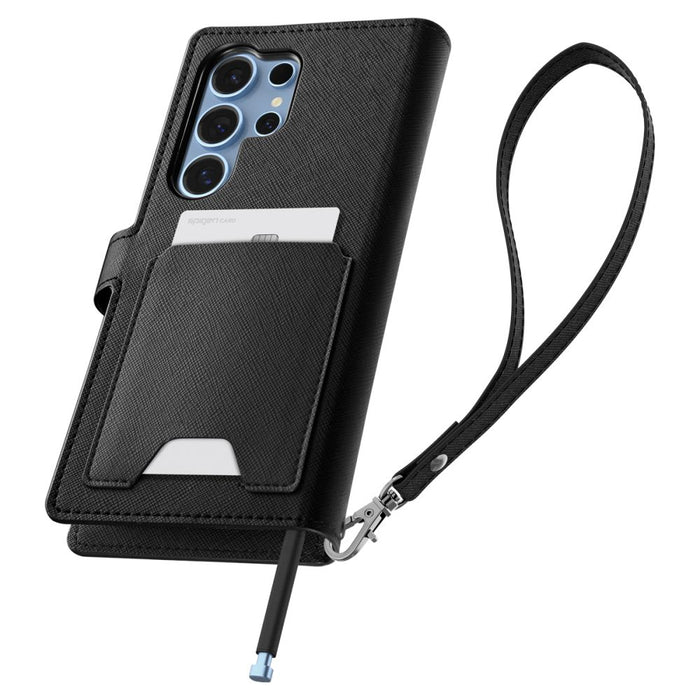Spigen Wallet "S" Case for Samsung Galaxy S25 Ultra - Black