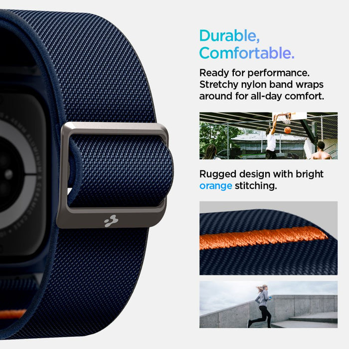 Spigen Lite Fit "Pro" Strap for Apple Watch 10 46mm - Navy Blue