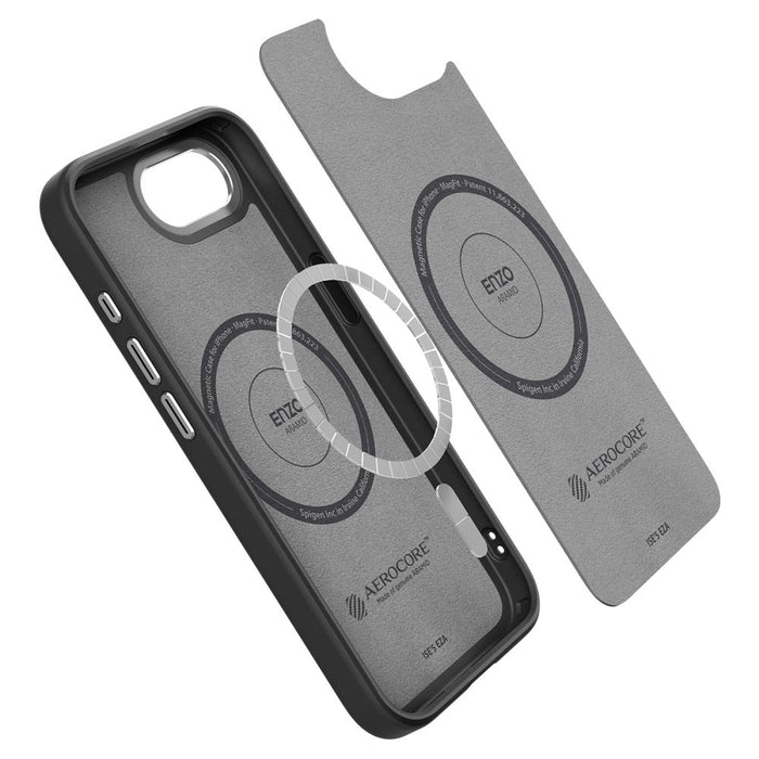 Spigen Enzo Aramid MagSafe Case for iPhone 16e / 17e - Black