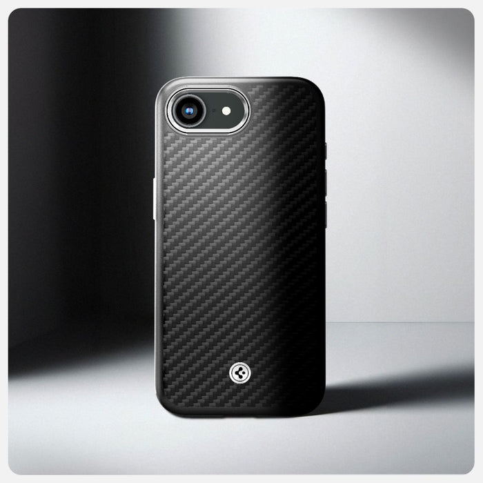 Spigen Enzo Aramid MagSafe Case for iPhone 16e / 17e - Black