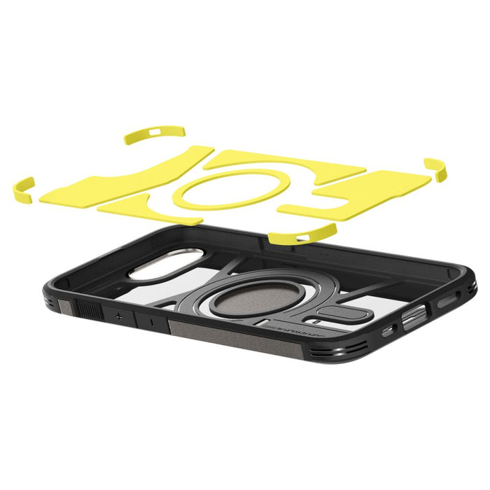 Spigen Tough Armor Case with MagSafe for iPhone 16e / 17e with Stand - Gray