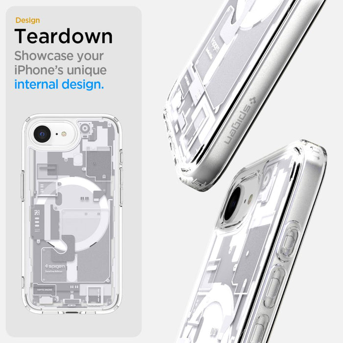 Spigen Ultra Hybrid MagSafe Case for iPhone 16e / 17e Zero One - White