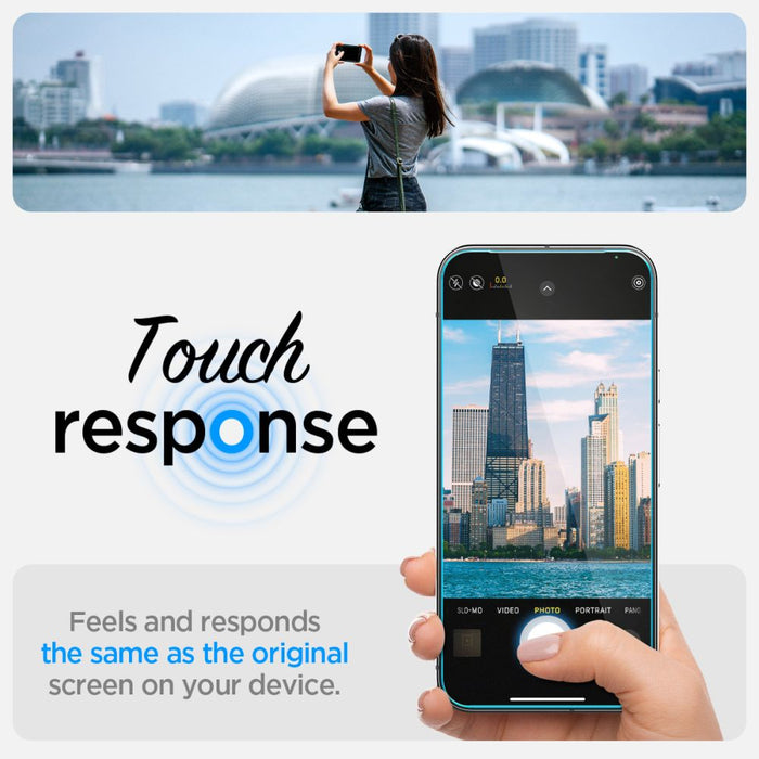 Spigen Glas.TR "Ez Fit" Privacy 2-pack Privacy Glass for Google Pixel 9 Pro XL