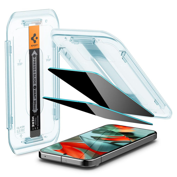 Spigen Glas.TR "Ez Fit" Privacy 2-pack Privacy Glass for Google Pixel 9 Pro XL