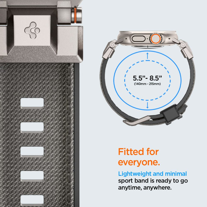 Spigen DuraPro Armor Strap for Apple Watch 44 / 45 / 46 / 49 mm - Gray