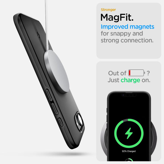 Spigen Thin Fit Mag Case for iPhone 16e / 17e - Black