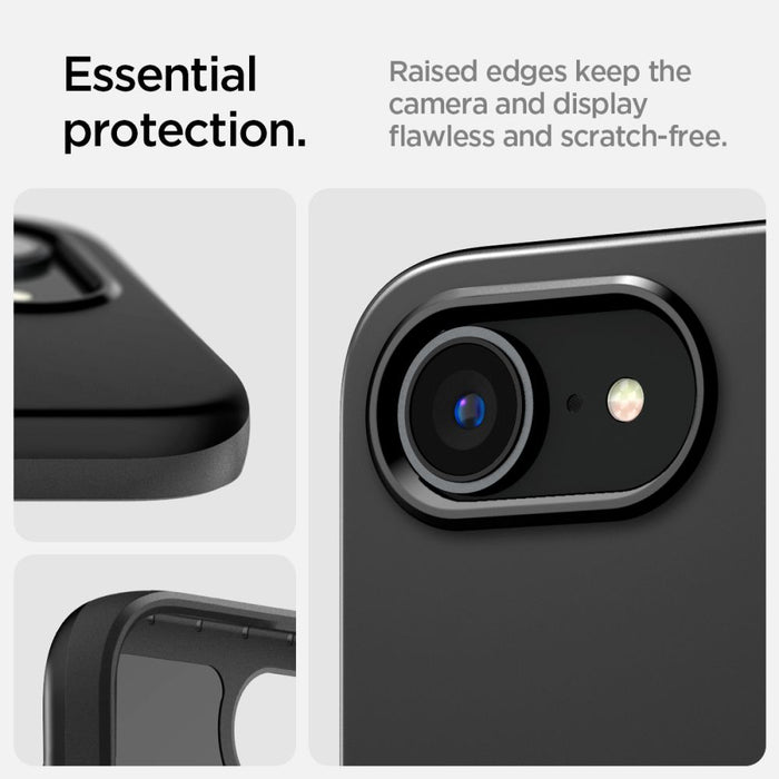 Spigen Thin Fit Mag Case for iPhone 16e / 17e - Black