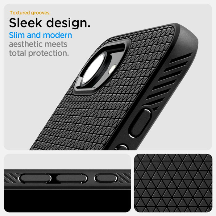 Spigen Liquid Air Mag MagSafe Case for iPhone 16e / 17e - Matte Black