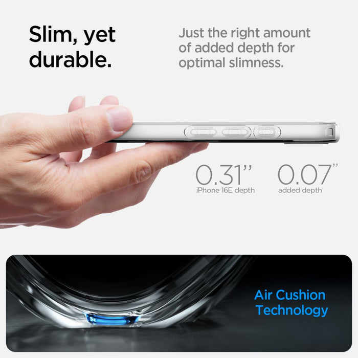 Spigen Liquid Crystal Mag MagSafe Case for iPhone 16e / 17e - Transparent