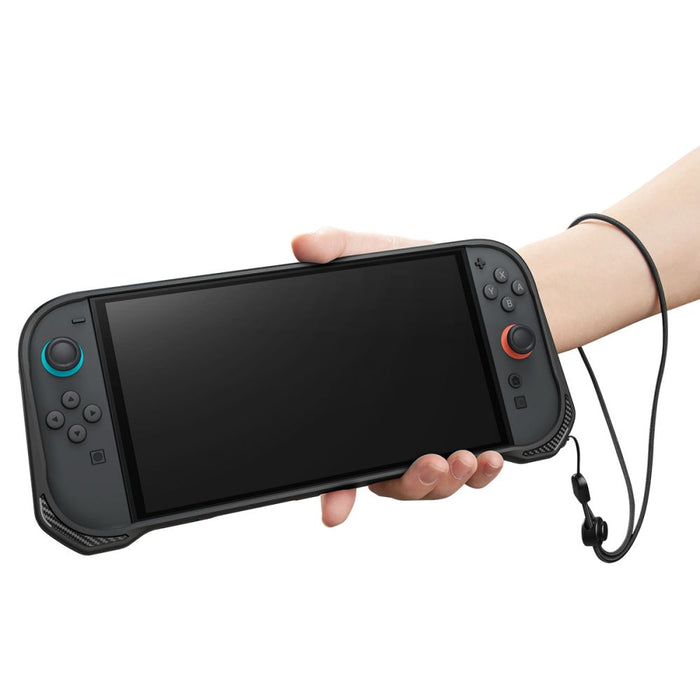 Spigen Rugged Armor Case for Nintendo Switch 2 - Matte Black