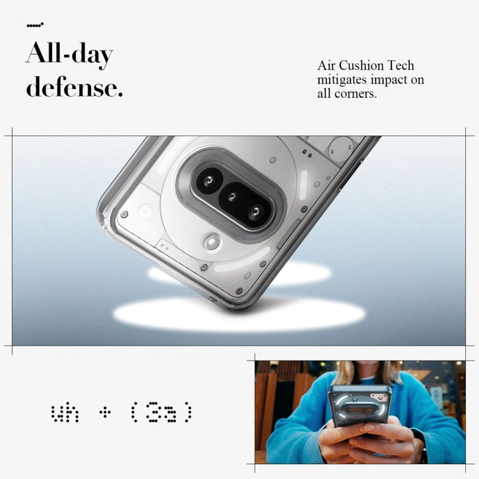 Spigen Ultra Hybrid Case for Nothing Phone 3A - Transparent