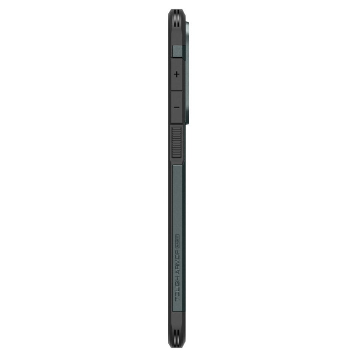 Spigen Tough Armor MagSafe Case for Samsung Galaxy S25 Edge - Green/Black