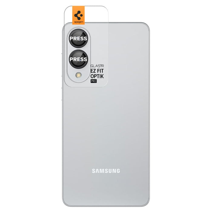 Spigen Optik Pro GLAS.TR "Ez Fit" 2-pack Camera Cover for Samsung Galaxy S25 Edge - Black