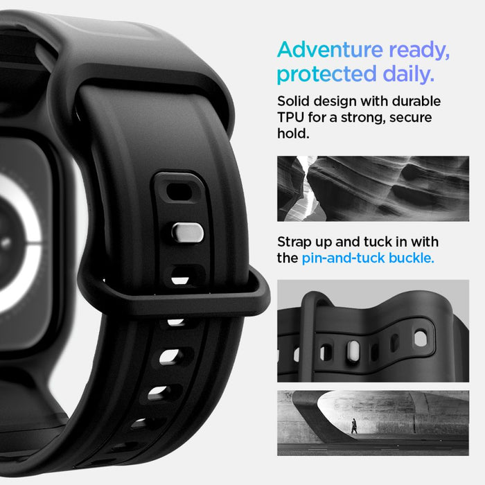 Spigen Vault Pro Strap for Apple Watch 42mm - Matte Black