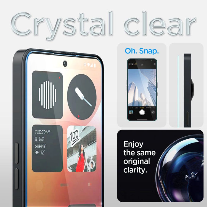 Spigen Glas.tR EZ Fit Tempered Glass for Nothing Phone 3A / 3A Pro - Transparent