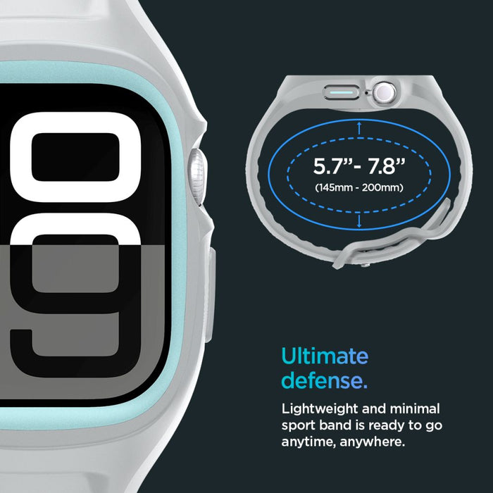 Spigen Liquid Air Pro Strap for Apple Watch 10 46mm - Gray