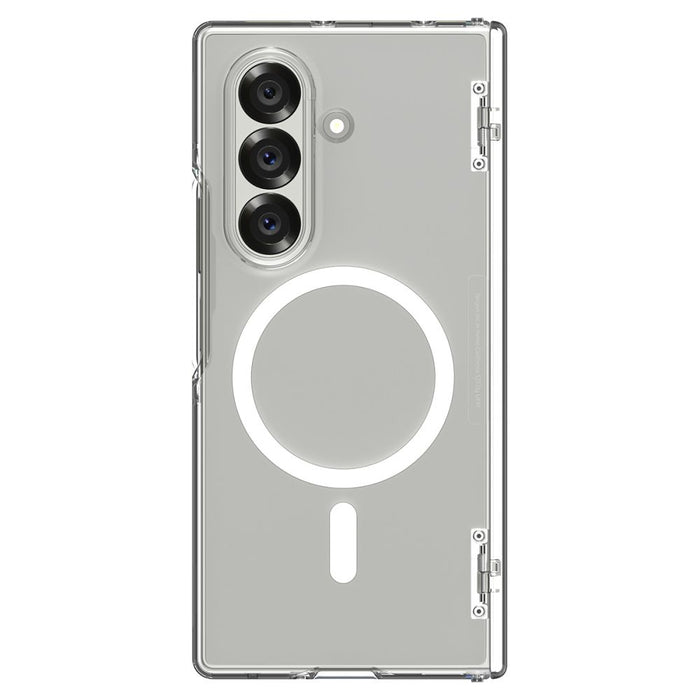 Spigen Tough Armor Pro Mag MagSafe Case for Samsung Galaxy Z Fold 7 - Clear and White