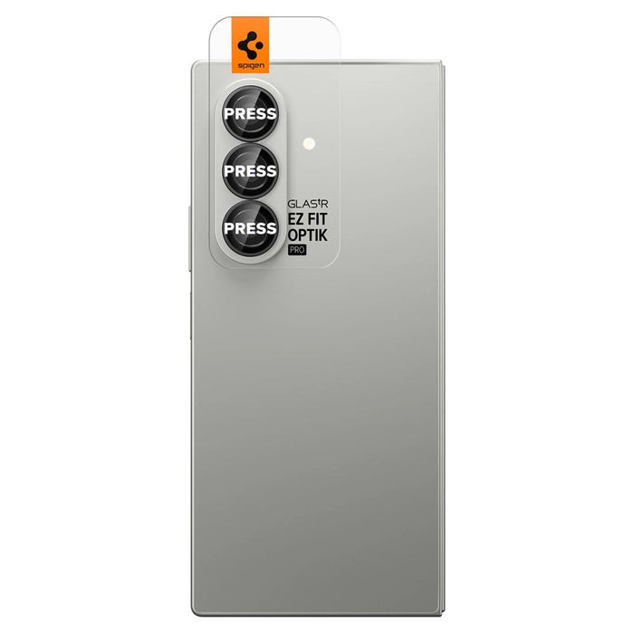 Spigen Optik Pro HD Glas.TR EZ Fit 2-pack Camera Protector for Samsung Galaxy Z Fold 7 - Black