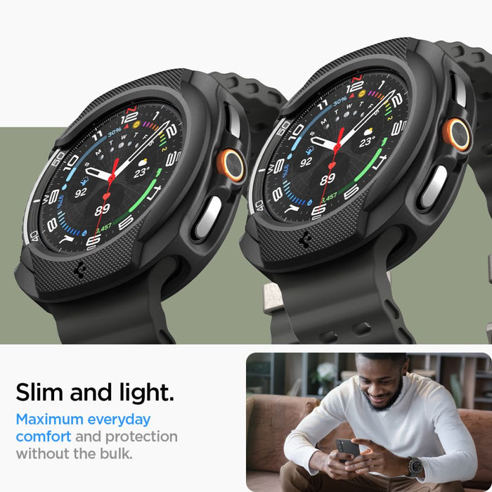 Spigen Liquid Air Case for Samsung Galaxy Watch 8 Classic 46mm - Black