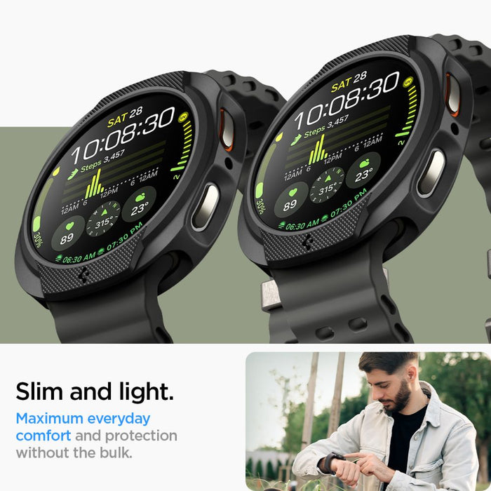 Spigen Liquid Air Case for Samsung Galaxy Watch 8 44mm - Matte Black