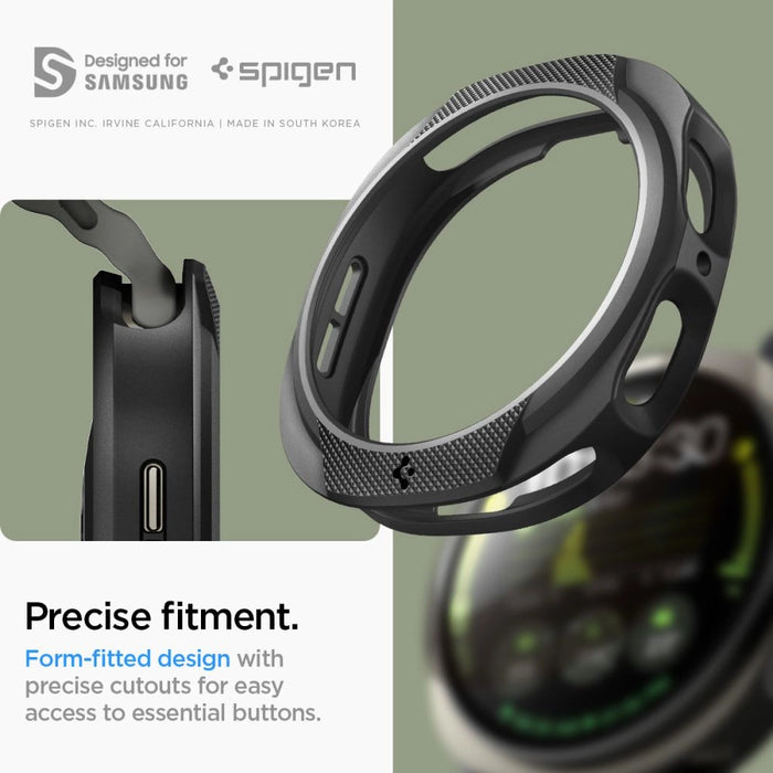 Spigen Liquid Air Case for Samsung Galaxy Watch 8 40mm - Matte Black
