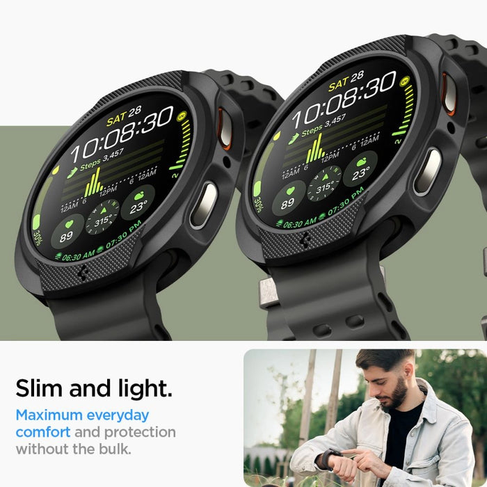 Spigen Liquid Air Case for Samsung Galaxy Watch 8 40mm - Matte Black