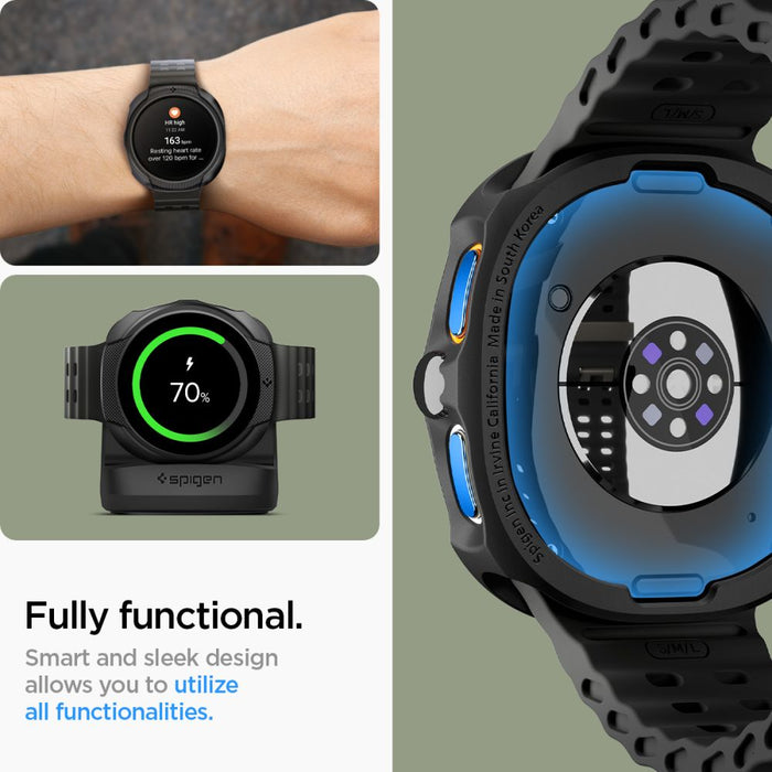 Spigen Liquid Air Case for Samsung Galaxy Watch 8 40mm - Matte Black