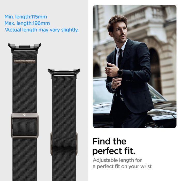 Spigen Fit Lite Strap for Samsung Galaxy Watch 40/44/46 mm - Black