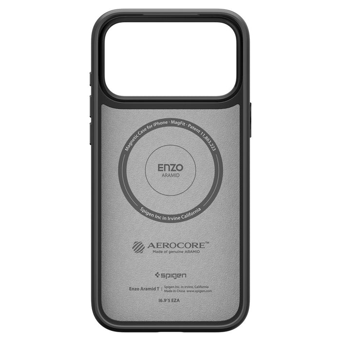 Spigen Enzo Aramid "T" MagSafe case for iPhone 17 Pro - black