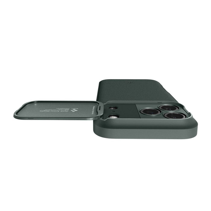Spigen Optik Armor MagSafe Case for iPhone 17 Pro - Green