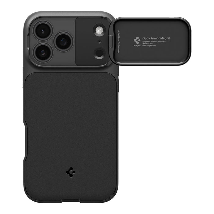 Spigen Optik Armor MagSafe case for iPhone 17 Pro - black