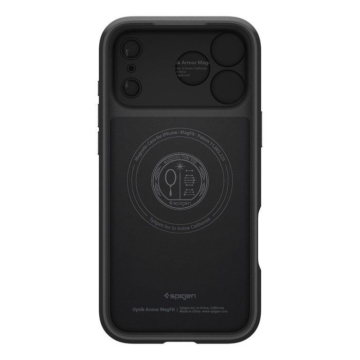 Spigen Optik Armor MagSafe case for iPhone 17 Pro - black
