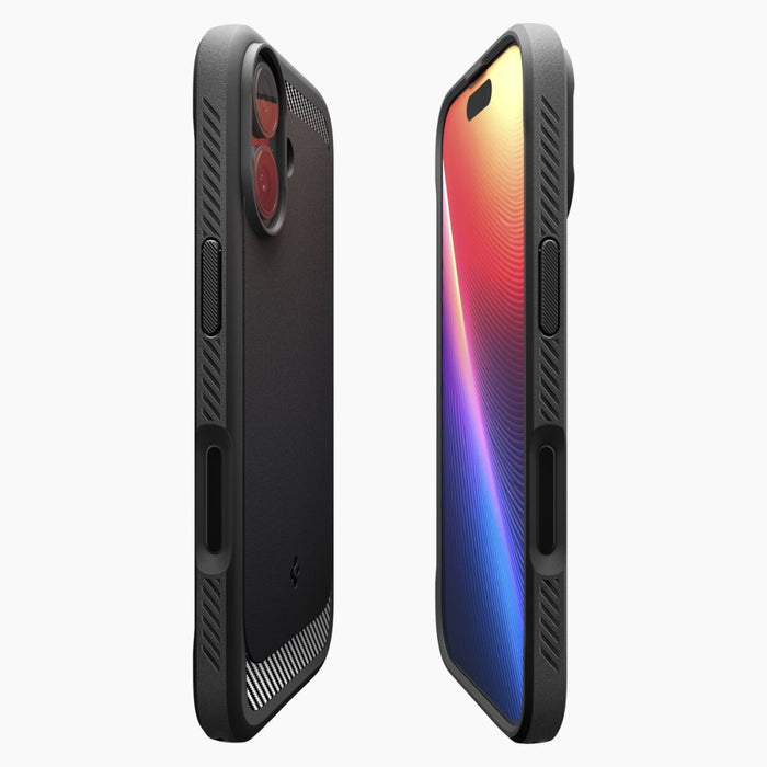 Spigen Rugged Armor Mag MagSafe Case for iPhone 17 - Matte Black