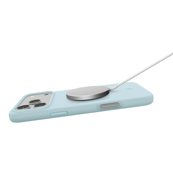 Spigen Silicone Fit MagSafe Case for iPhone 17 Pro Max - Blue