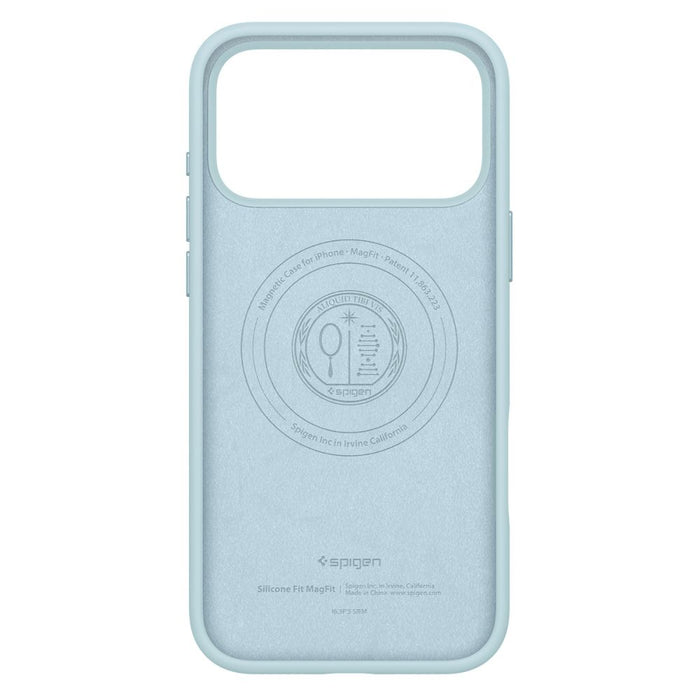 Spigen Silicone Fit MagSafe Case for iPhone 17 Pro Max - Blue