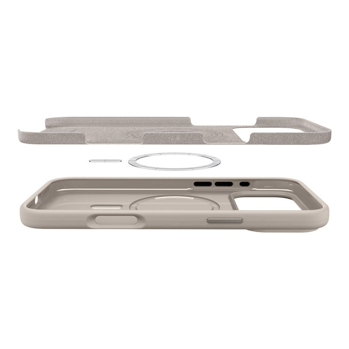 Spigen Silicone Fit MagSafe Case for iPhone 17 Pro Max - Gray