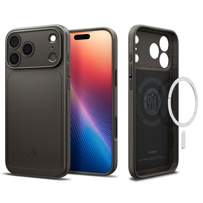 Spigen Thin Fit MagSafe Case for iPhone 17 Pro Max - Gray