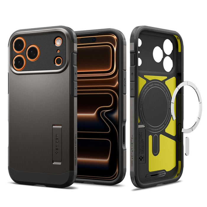 Spigen Tough Armor "T" MagSafe Case for iPhone 17 Pro Max - Gray