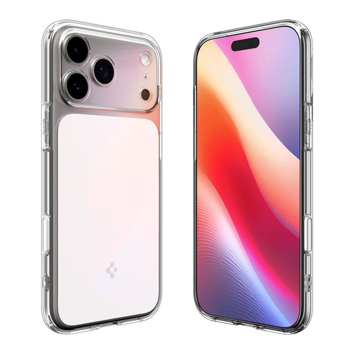 Spigen Ultra Hybrid "T" MagSafe Case for iPhone 17 Pro - Clear and White